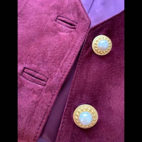 COPY - XS, Danier, vintage maroon leather jacket - Picture 12 of 15